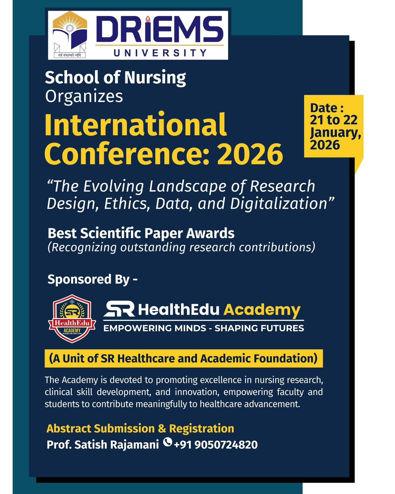 Driems School & College Of Nursing, DRIEMS University ,Odisha