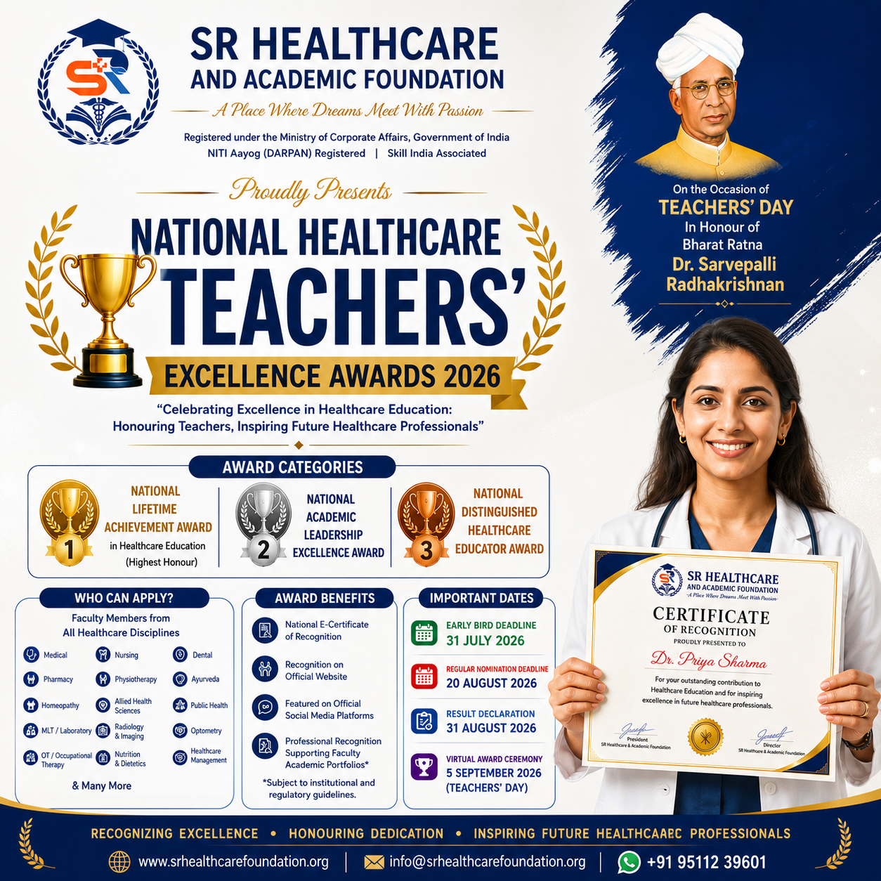 NATIONAL HEALTHCARE TEACHERS' EXCELLENCE AWARDS 2026 🏆