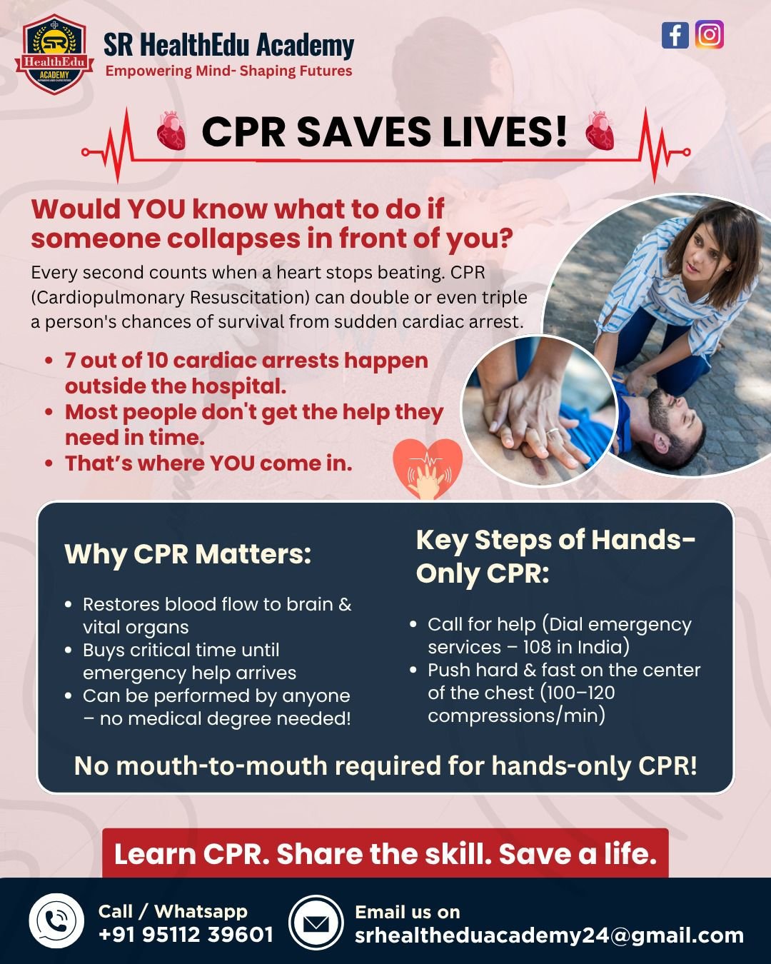 ❤️ CPR SAVES LIVES! ❤️