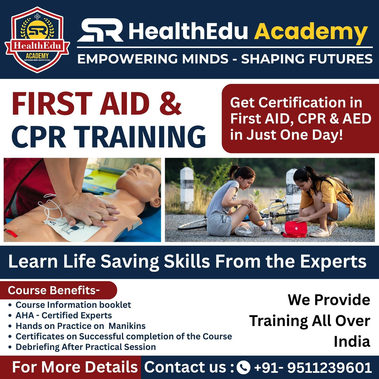🚑❤️ Learn First Aid, CPR & AED – Be Prepared to Save a Life! ❤️🚑